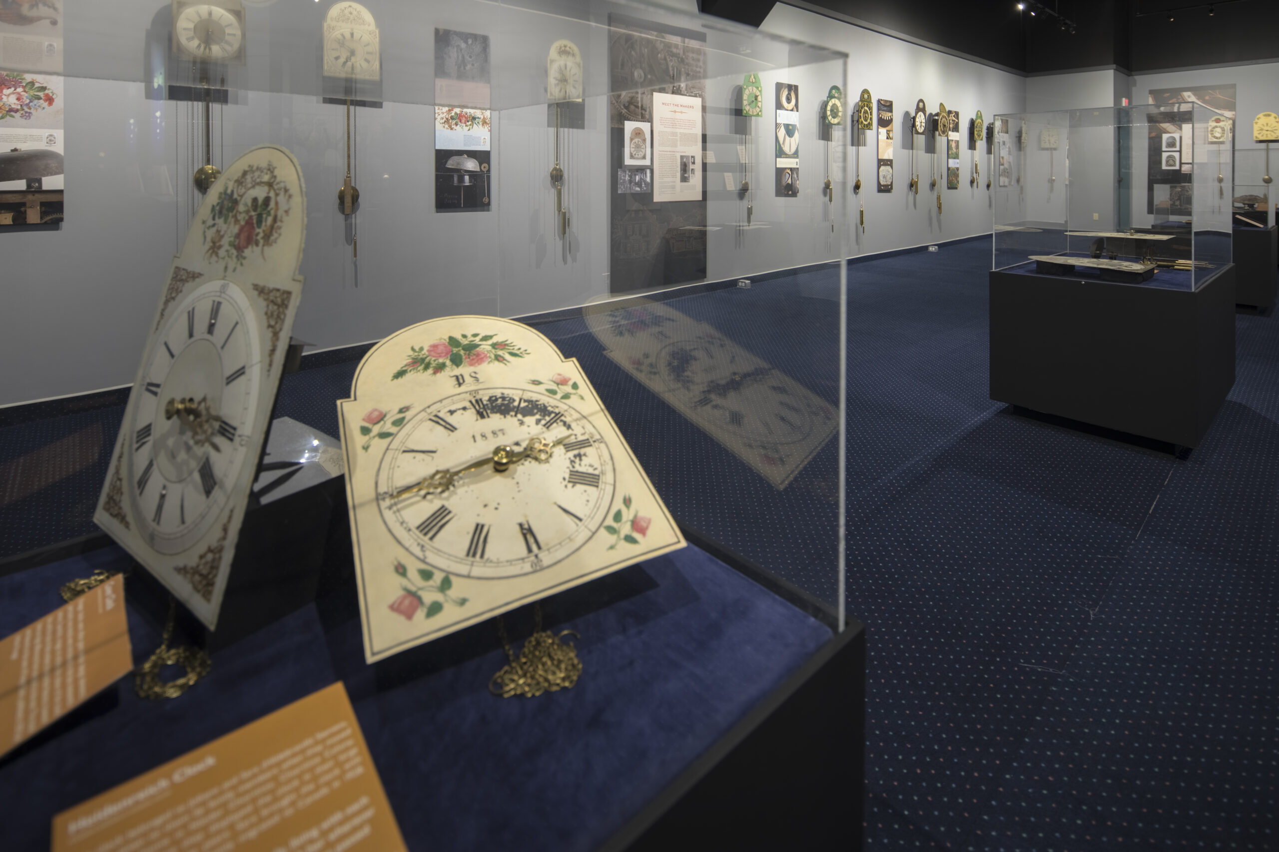 2018 Art of Mennonite Clocks exhibit 3 - credit Grajewski Fotograph Inc